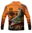 Flathead Orange Fishing Shirt - Quick Dry & UV Rated