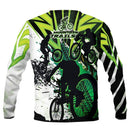 Mountain Bike Round Neck Fishing Shirt - Quick Dry & UV Rated