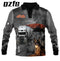 Outback Roadtrain Black Fishing Shirt - Quick Dry & UV Rated