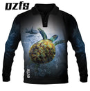 Turtle Green Fishing Shirt - Quick Dry & UV Rated
