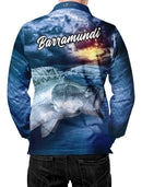 Barramundi Blue Fishing Shirt - Quick Dry & UV Rated